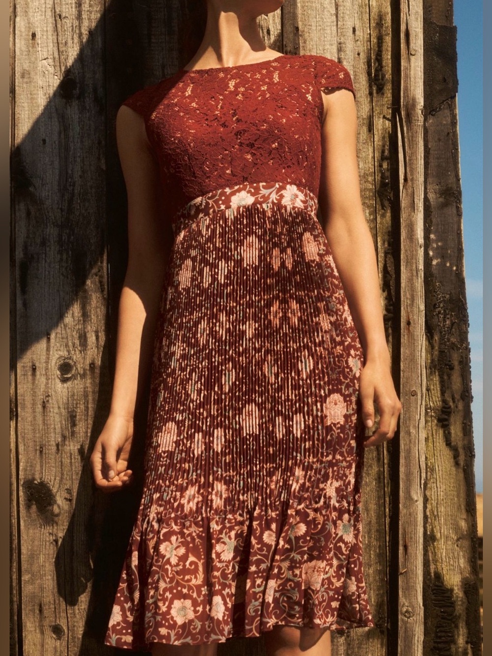 Anthropologie Arcadia Midi Dress
